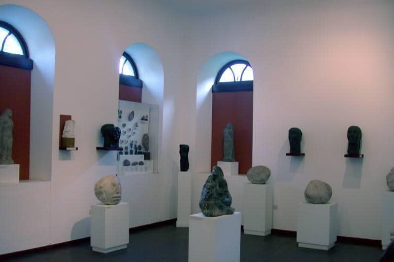 Greek sculptures in Vagis Museum 