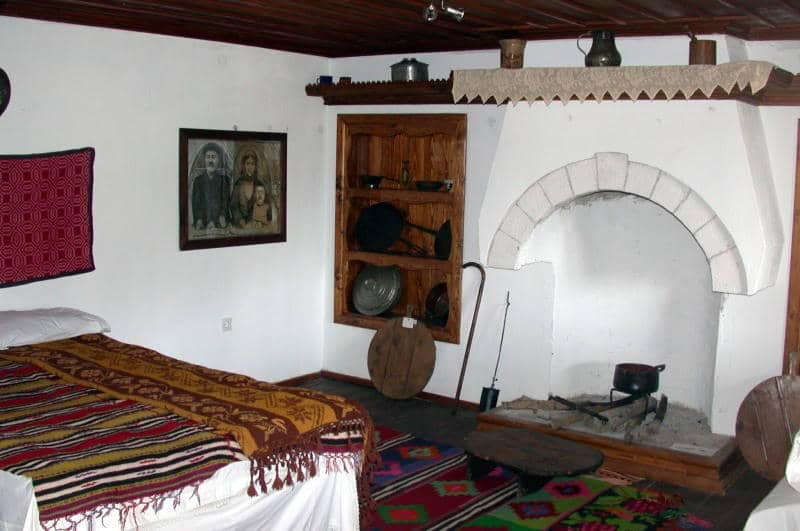 interior of a traditional thassian house 