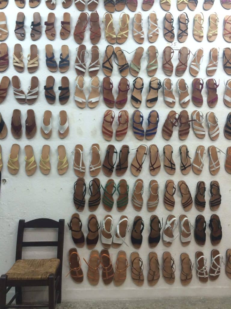handmade leather sandals 