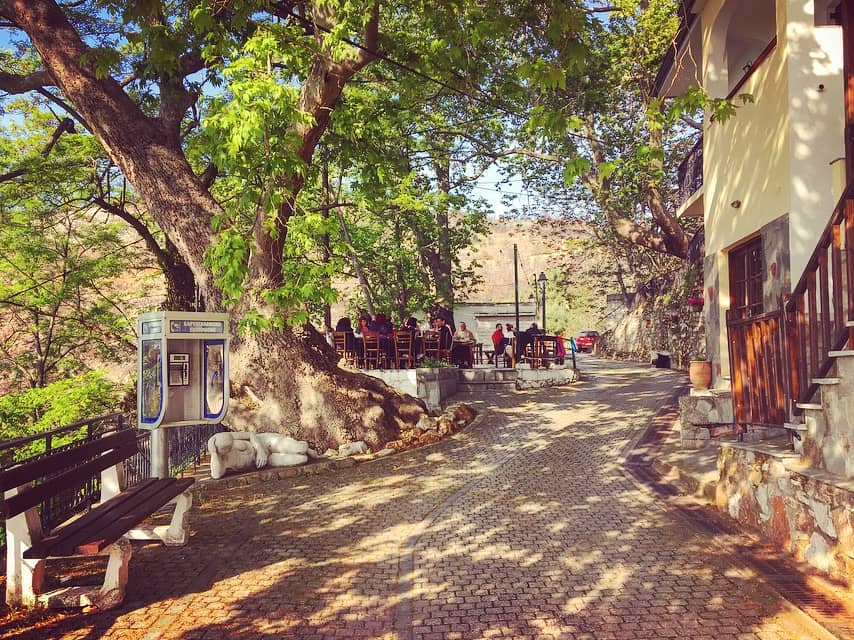 Traditional square at Sotiras village 