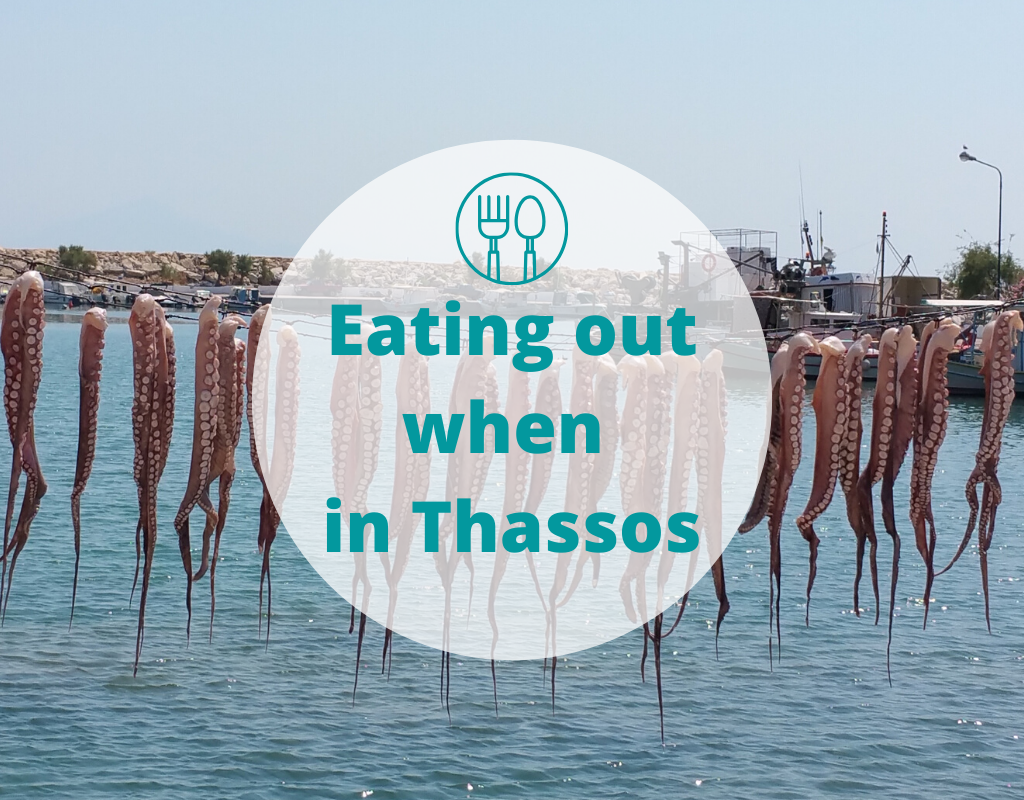 eating out in thassos