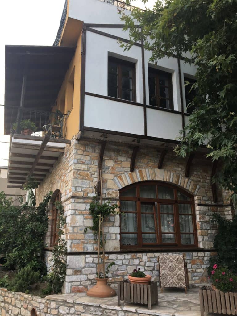 traditional stone house in Theologos 