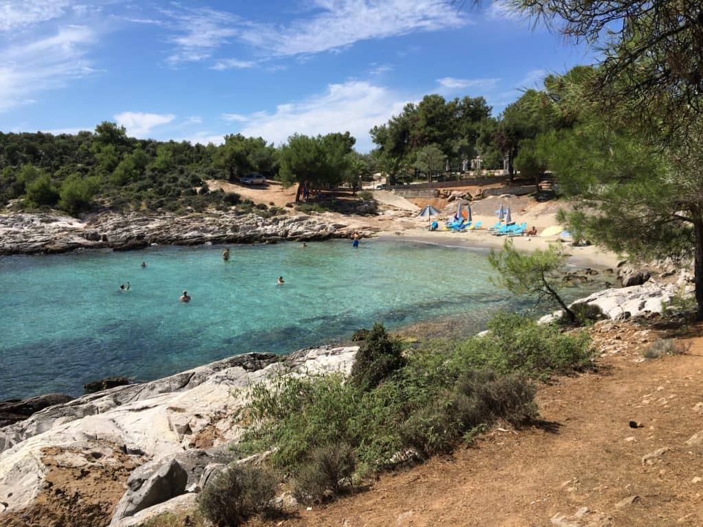 Agia Anna beach in Thassos