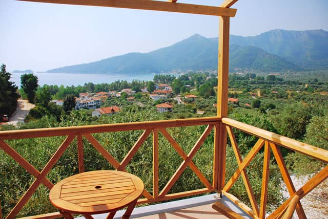 villa Thassos balcony