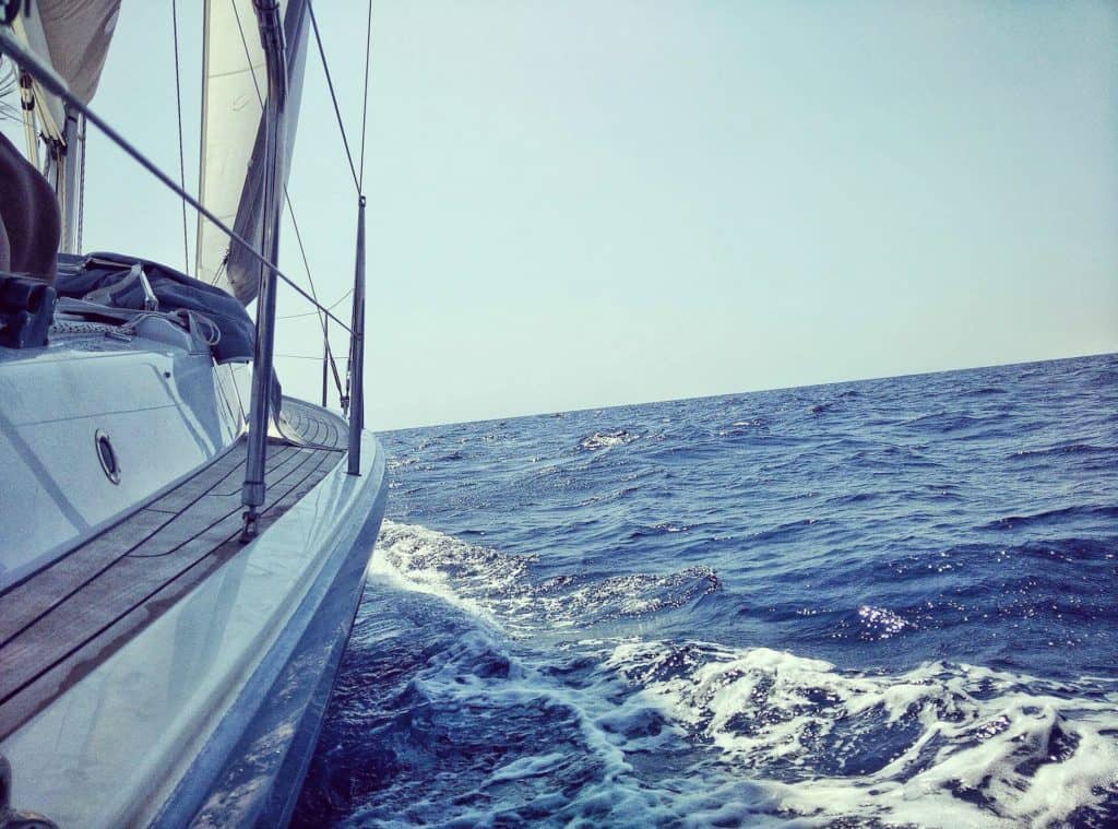 Aeolus yachting on Thassos
