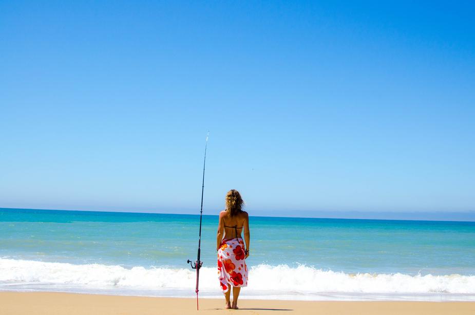 beach fishing