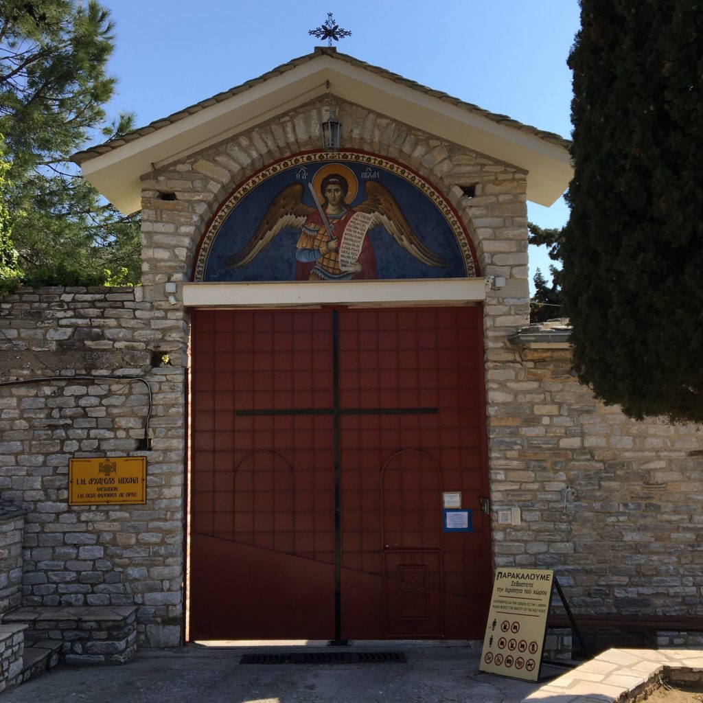 coronavirus thassos monastery archangel