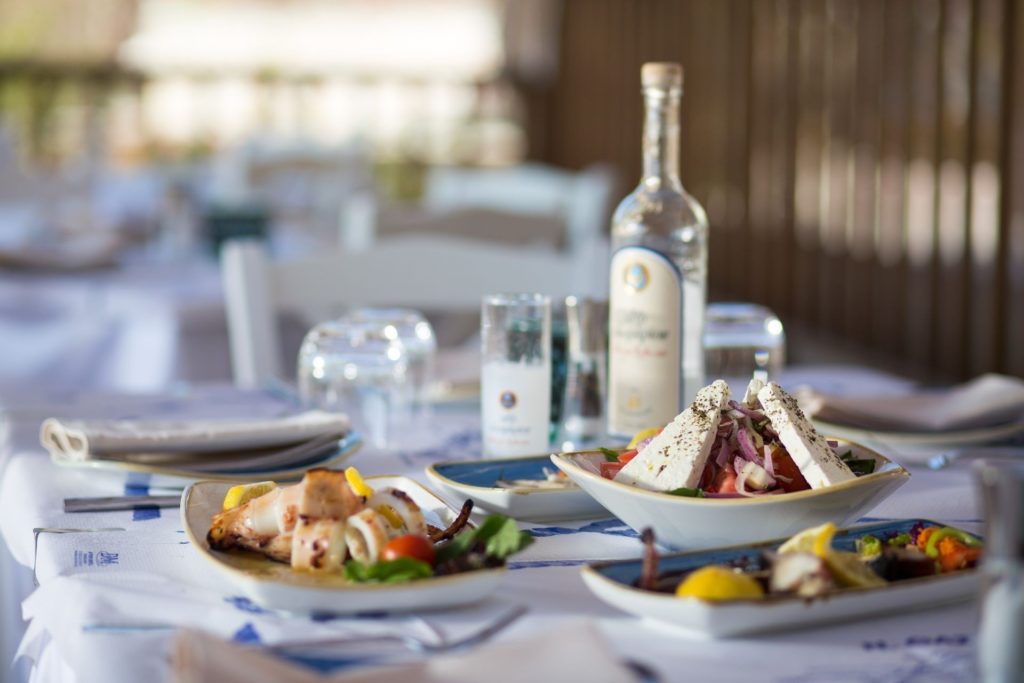 thassos grand resort greek dishes