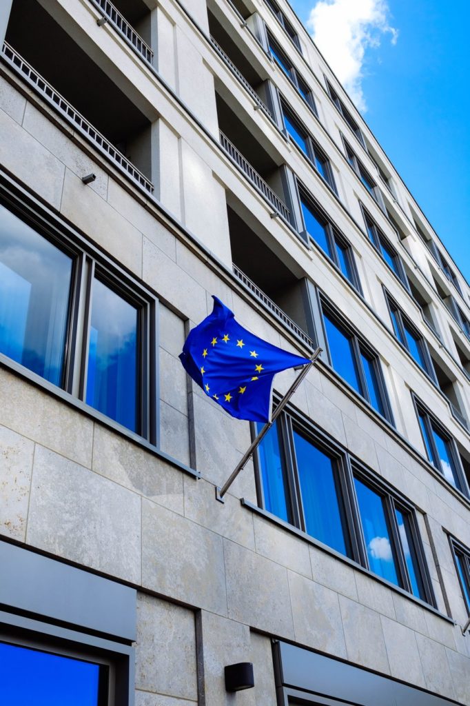 european-flag-on-gray-building
