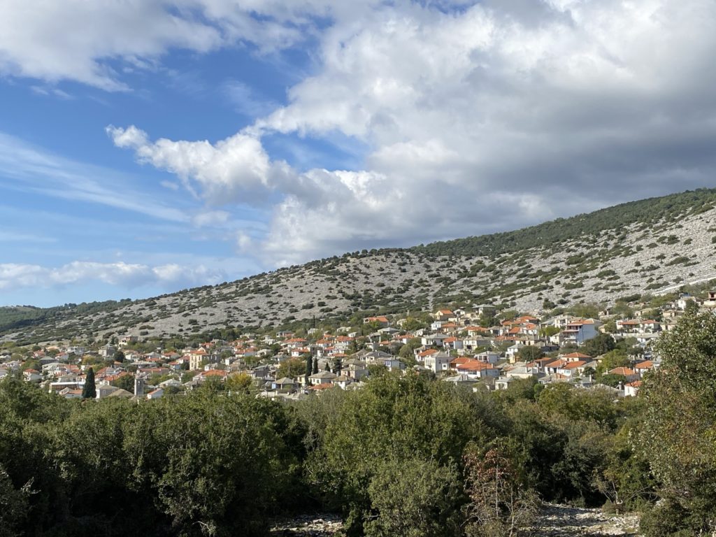 Theologos village houses