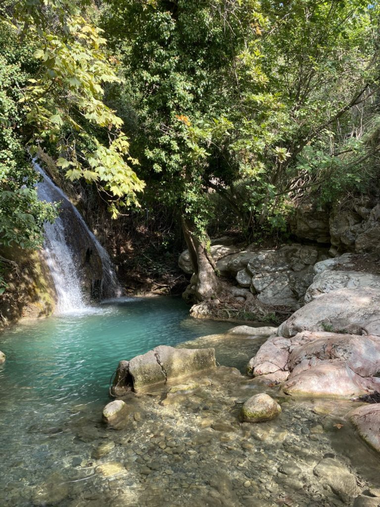 waterfalls thassos