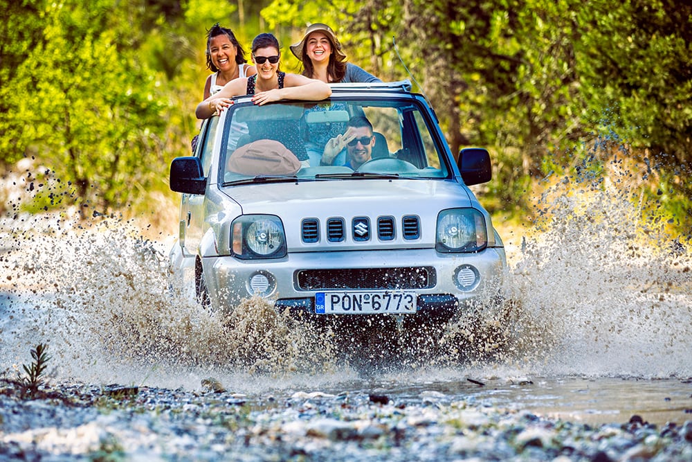 Suzuki Jimny Safari in Thassos