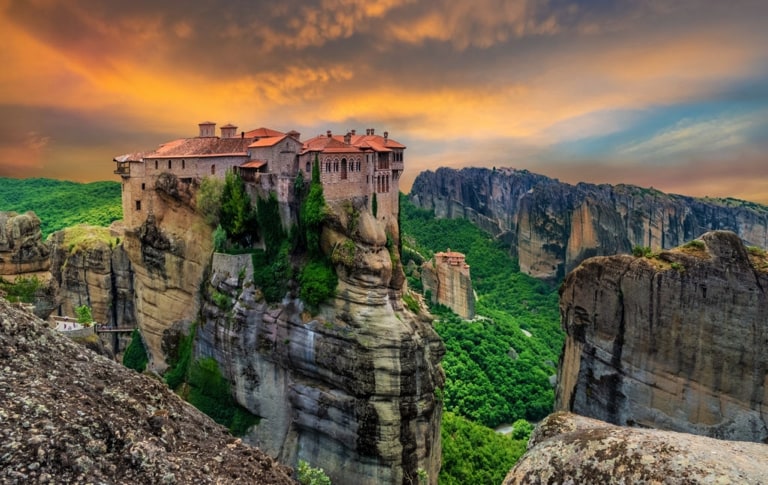 Meteora Monasteries in Greece