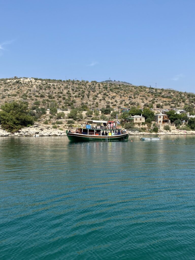 Boat at Aliki Beach