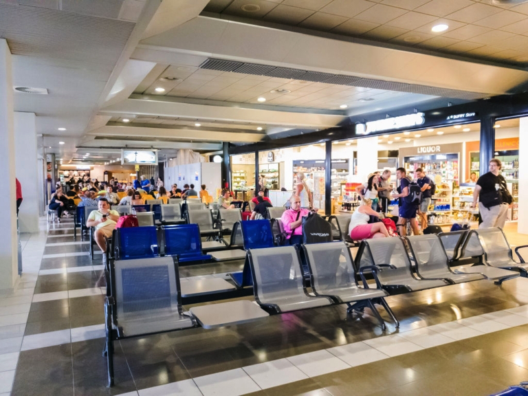 Boarding area in Thessaloniki Airport