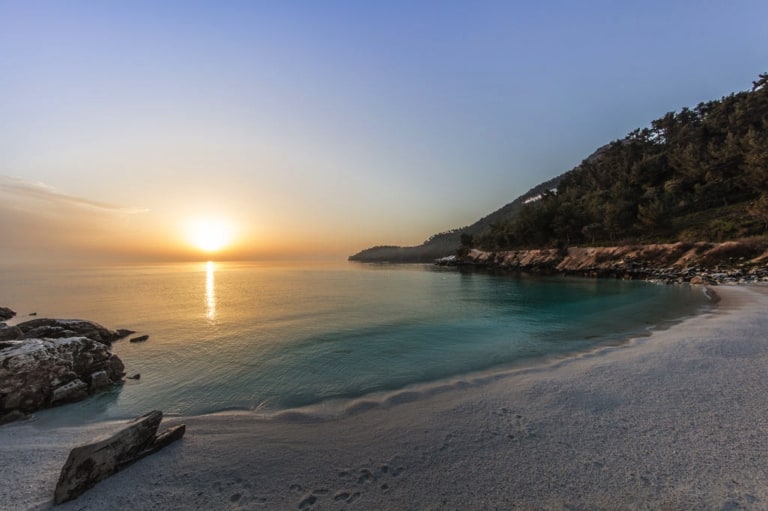 Marble Beach in Thassos
