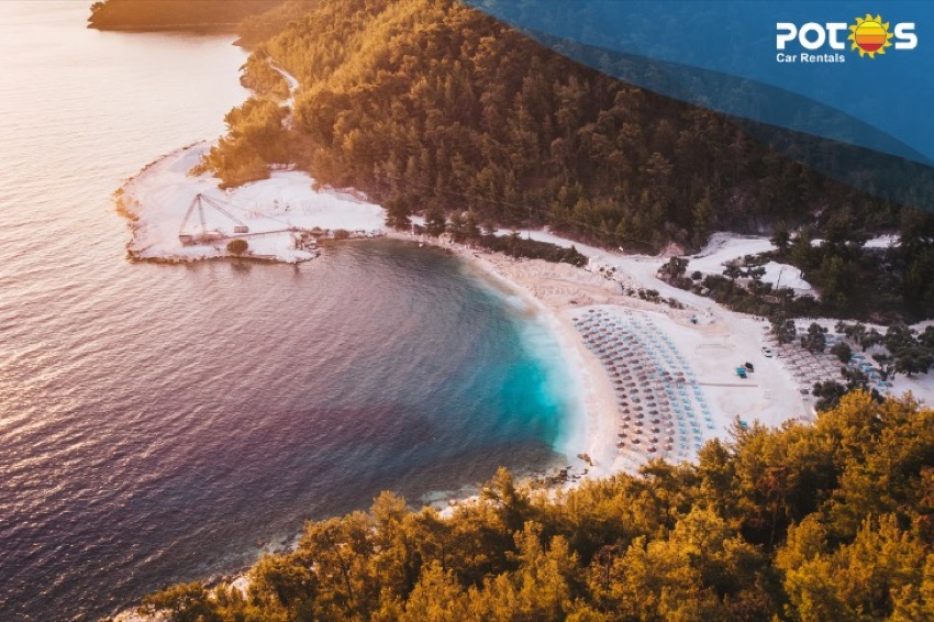 North Thassos: Base Town, Beaches, Top Sights, Landmarks and Transportation