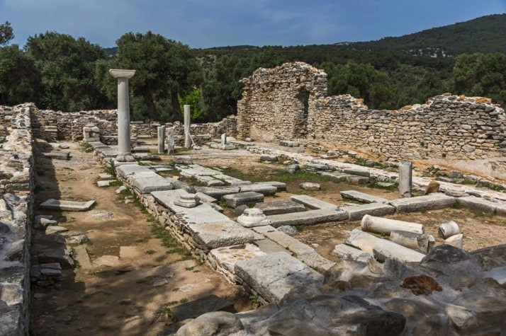 Archaeological Area of Aliki in Thassos