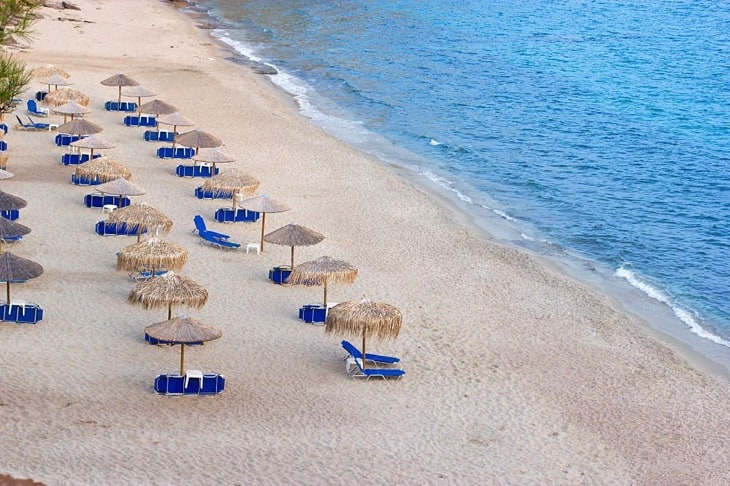 Metalia beach in Thassos Island