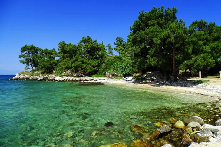 Skala Rachoni Beach in Thassos