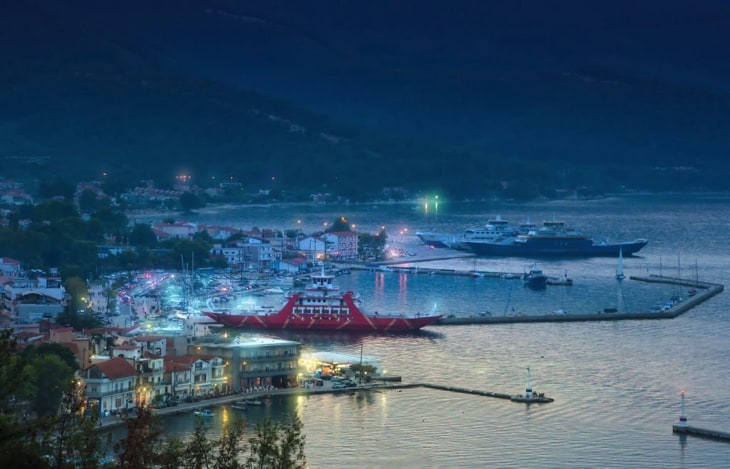 View from Acropolis of Thassos