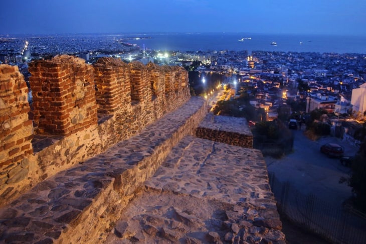 Thessaloniki at night