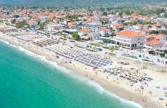 stavros beach Aerial