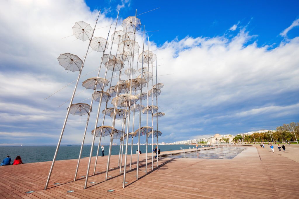 Monument Umbrellas in Thessaloniki