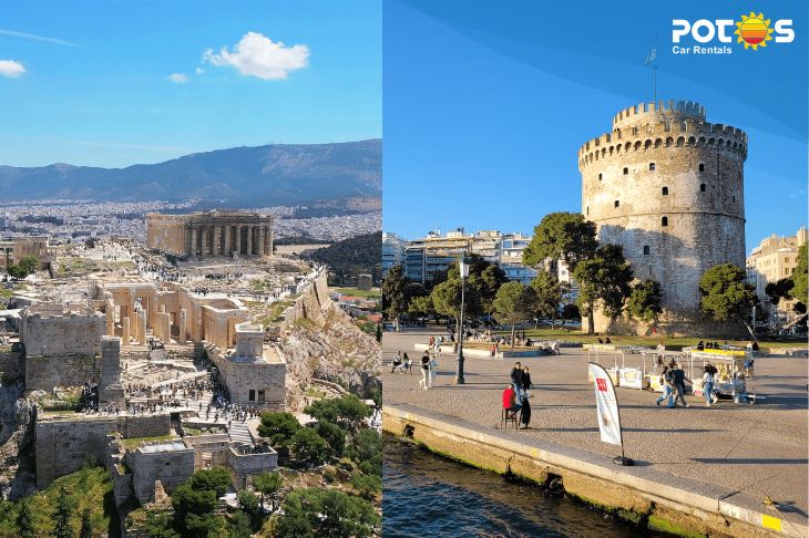 How to Get from Thessaloniki to Athens: Train, Bus, Flight, Ferry & Car