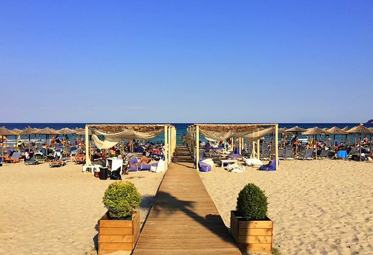 Golden Beach Thassos Auto mieten