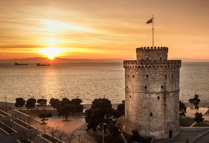 White town thessaloniki taxi