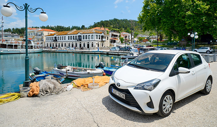 Potos car rental in Limenas